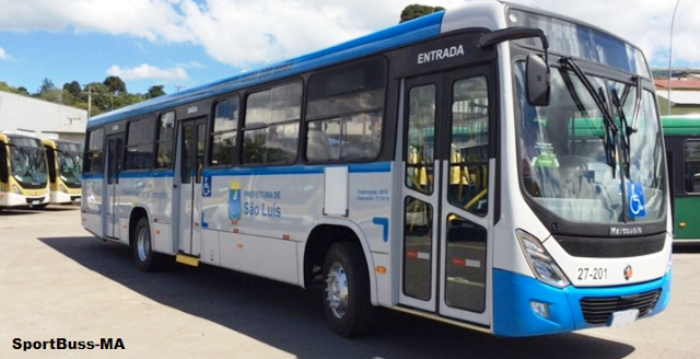 ônibus com novo layout de São Luís: pronto em janeiro, antes mesmo da licitação